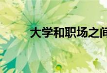 大學(xué)和職場之間完全是脫節(jié)的狀態(tài)