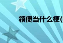 領(lǐng)便當(dāng)什么梗(領(lǐng)便當(dāng)是什么意思)