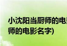 小沈陽(yáng)當(dāng)廚師的電影叫什么名字(小沈陽(yáng)當(dāng)廚師的電影名字)