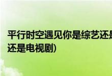 平行時(shí)空遇見(jiàn)你是綜藝還是電視劇(平行時(shí)空遇見(jiàn)你屬于綜藝還是電視劇)