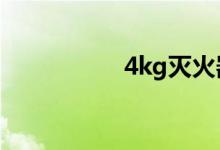4kg滅火器多少錢一個