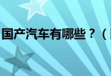 國產(chǎn)汽車有哪些？（國產(chǎn)汽車品牌有哪些 ？）