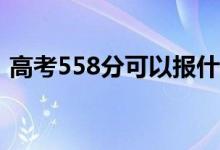 高考558分可以報(bào)什么？558能分哪些院校？