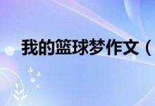 我的籃球夢作文（我的籃球夢作文列述）