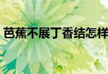 芭蕉不展丁香結怎樣理解（芭蕉不展丁香結）