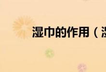 濕巾的作用（濕巾的種類合作用）