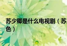 蘇少卿是什么電視?。ㄌK少卿是電視劇黎明前的抉擇里的角色）