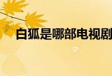 白狐是哪部電視劇的歌（簡單介紹一下）