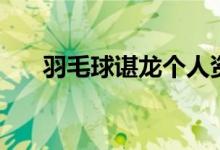 羽毛球諶龍個人資料（諶龍個人介紹）