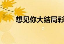 想見你大結局彩蛋（彩蛋劇情內(nèi)容）