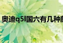 奧迪q5l國六有幾種顏色（奧迪q5l汽車介紹）