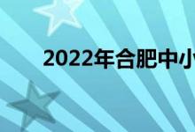 2022年合肥中小學(xué)什么時(shí)候放暑假？