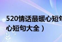520情話最暖心短句告白50句（520情話最暖心短句大全）