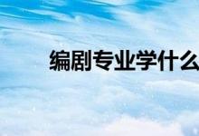 編劇專業(yè)學(xué)什么（做編劇有前途嗎）