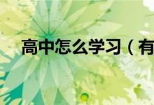 高中怎么學習（有哪些高效的學習方法）