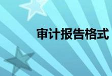 審計(jì)報(bào)告格式（9個(gè)要點(diǎn)需注意）