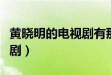 黃曉明的電視劇有那些（黃曉明演過(guò)什么電視?。?class=
