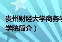貴州財(cái)經(jīng)大學(xué)商務(wù)學(xué)院怎么樣（財(cái)經(jīng)大學(xué)商務(wù)學(xué)院簡介）