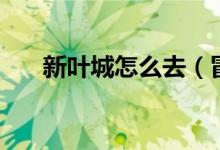 新葉城怎么去（冒險島新葉城怎么去）