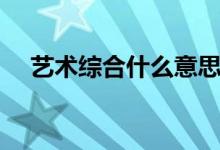 藝術綜合什么意思（藝術綜合什么意思）