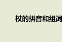 杖的拼音和組詞（杖的拼音是什么）