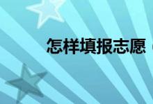 怎樣填報(bào)志愿（填報(bào)志愿的方法）