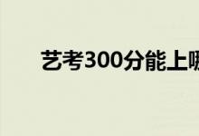 藝考300分能上哪（可以讀什么大學(xué)）
