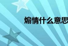 煽情什么意思（是怎么解釋的）