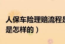 人保車險(xiǎn)理賠流程是什么（人保車險(xiǎn)理賠流程是怎樣的）