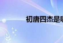 初唐四杰是哪四位（都有誰）