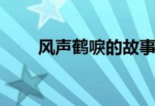 風聲鶴唳的故事（風聲鶴唳的故事）