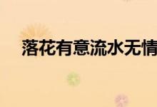 落花有意流水無情（落花有意流水無情）
