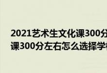 2021藝術生文化課300分能上哪些學校（2022美術生文化課300分左右怎么選擇學校）