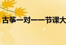 古箏一對一一節(jié)課大概多少錢（費(fèi)用是多少）