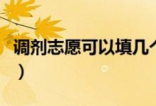 調(diào)劑志愿可以填幾個學(xué)校（高考怎么填報志愿）