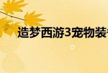 造夢(mèng)西游3寵物裝備（寵物裝備的獲得）