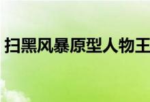 掃黑風(fēng)暴原型人物王政（掃黑風(fēng)暴王政原型）