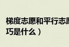 梯度志愿和平行志愿的區(qū)別（平行志愿填報技巧是什么）
