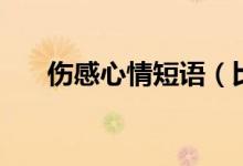 傷感心情短語（比較傷感的心情短語）