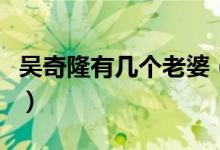 吳奇隆有幾個(gè)老婆（吳奇隆兩任老婆都是女星）