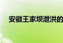 安徽王家壩泄洪的意義（為什么要泄洪）