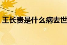 王長貴是什么病去世的（你有看過這部劇嗎）