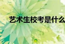 藝術生?？际鞘裁匆馑迹ê吐?lián)考的區(qū)別）