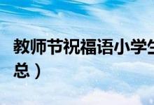 教師節(jié)祝福語(yǔ)小學(xué)生（小學(xué)生教師節(jié)祝福語(yǔ)匯總）
