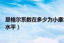 恩格爾系數(shù)在多少為小康水平?。ǘ鞲駹栂禂?shù)在多少為小康水平）