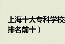 上海十大專科學(xué)校排名2022（高職高專院校排名前十）