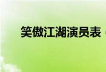 笑傲江湖演員表（笑傲江湖劇情簡介）