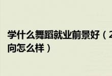 學什么舞蹈就業(yè)前景好（2022舞蹈學專業(yè)就業(yè)前景和就業(yè)方向怎么樣）