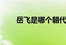 岳飛是哪個朝代（岳飛是哪個朝代）