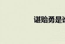 諶貽勇是誰（諶的拼音）